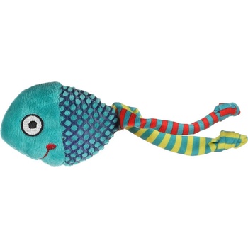 FLAMINGO - Raibo ryba zelená s catnipem 6x3,8x20cm