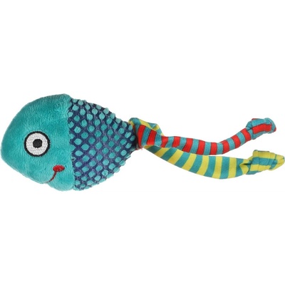 FLAMINGO - Raibo ryba zelená s catnipem 6x3,8x20cm