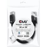 Club 3D кабел - CAC-2067 (DisplayPort 1.4, HBR3, 8K60Hz, 1m, M/M, VESA сертифициран) (CAC-2067)