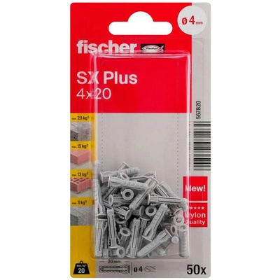 Fischer РАЗШИРИТЕЛЕН ДЮБЕЛ 4x20 fischer sx plus (4048962481464)