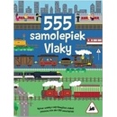 555 samolepiek Vlaky