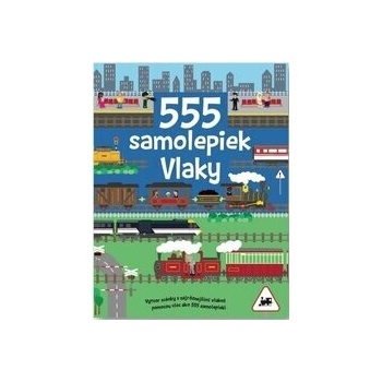 555 samolepiek Vlaky