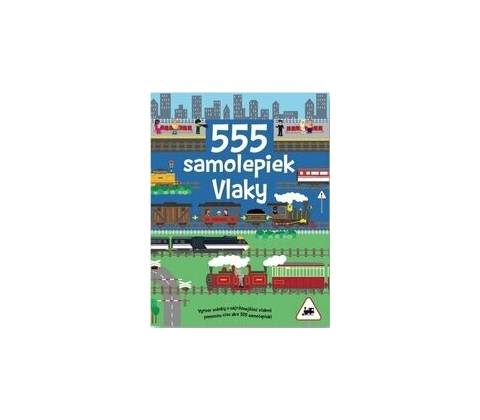555 samolepiek Vlaky