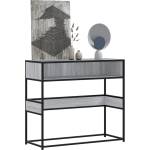 vidaXL Конзолна маса, сив сонома, 90x35x80 см, инженерно дърво (849172)