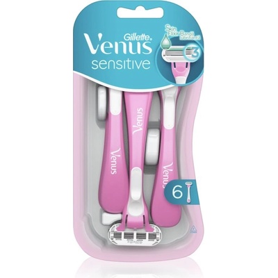 Gillette Venus Sensitive Smooth 6 ks – Zboží Mobilmania