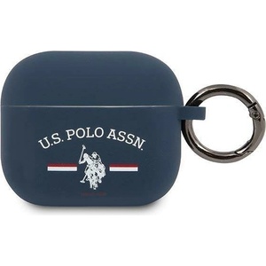 U. S. Polo Assn Калъф US Polo USACA3SFGV, за AirPods 3, морско син (USP000123-0)