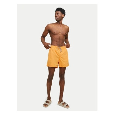 Jack&Jones plavecké šortky 12225967 oranžové