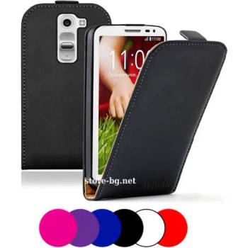 Image 1 of LG G2 Mini Flip2 Кожен Калъф + Протектор