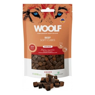 WOOLF Soft Cubes Beef Monoprotein 100 g