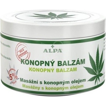 Alpa konopný balzam masážny s mentolom 250 ml