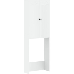 vidaXL Тоалетна Шкаф ALKMAAR Бяло 66 x 25, 5 x 190 см (896255)