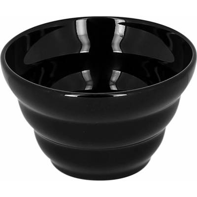 RAK Porcelain AUREA Tri vlnová mísa černá 12,2 x 7,5 cm , 42 cl