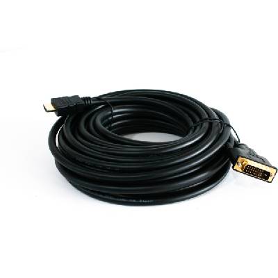 Кабел Vcom, HDMI M / DVI-D M, 10 м (CG481G-10m)