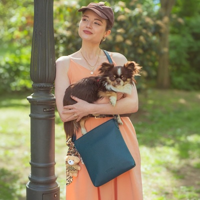 Carmelo kabelka crossbody Petrolejová 4324 PE