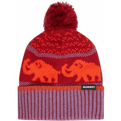 Mammut Mammut Retro Beanie Kids Červená tmavá