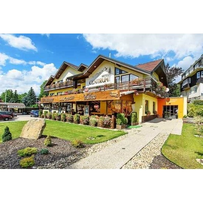Rodinný horský pobyt s polopenzí a wellness v Hotelu Centrum Harrachov v Krkonoších na 2 noci