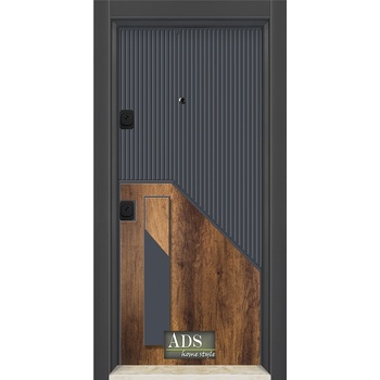 Image 1 of Starsteeldoor Блиндирана врата d-z-03 Антрацит - Барок (цена без монтаж)