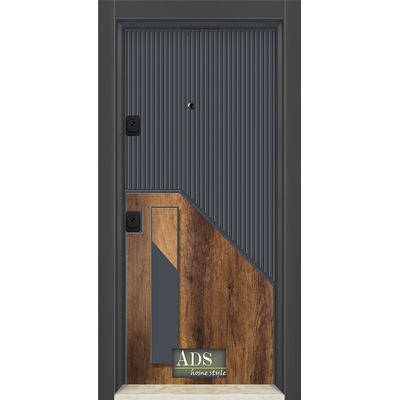 Starsteeldoor Блиндирана врата d-z-03 Антрацит - Барок (цена без монтаж)