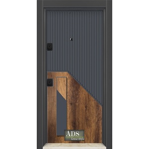 Starsteeldoor Блиндирана врата d-z-03 Антрацит - Барок (цена без монтаж)