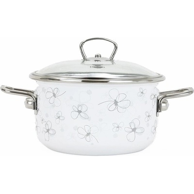 BELIS Hrniec s pokrievkou 2,2L, 18cm biely PREMIUM