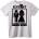 NOONEBRAND Тениска Game Over Wedding - 2XL, Black