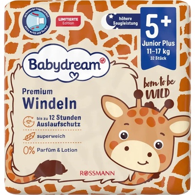 Babydream Premium Junior 11–17 kg 5+ 32 ks