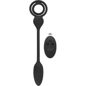 Rebel Cock and Ball Ring with RC Butt Plug