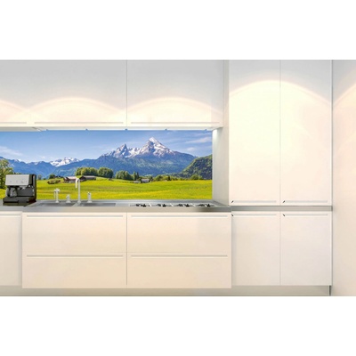 DIMEX KI-180-135 Fototapeta do kuchyne Pohľad na Alpy, rozmery 180 x 60 cm