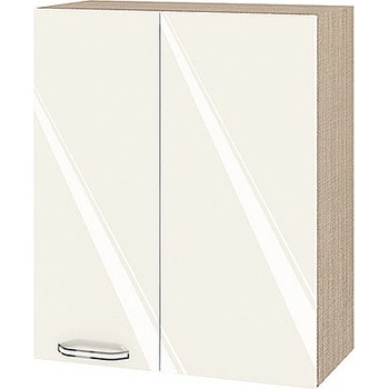 Image 1 of ИРИМ Горен ъглов кухненски шкаф Сити МФ-Крийм гланц-11-17 60 см