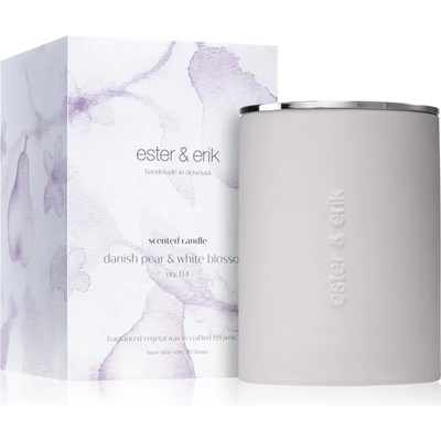 ester & erik scented candle danish pear & white blossom (no. 04) ароматна свещ 350 гр