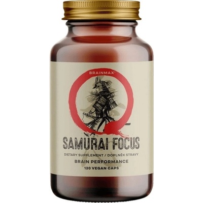 BrainMax Samurai Focus 120 rostlinných kapsúl