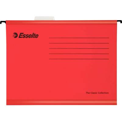 ESSELTE ZÁVESNÁ ZAKLADACIA DOSKA "PENDAFLEX STANDARD", ČERVENÁ