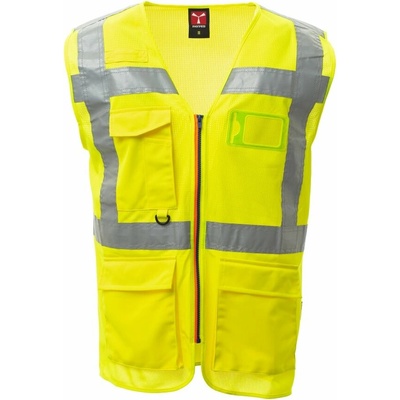 Payper EXTRA MESH reflexná vesta žltá fluo