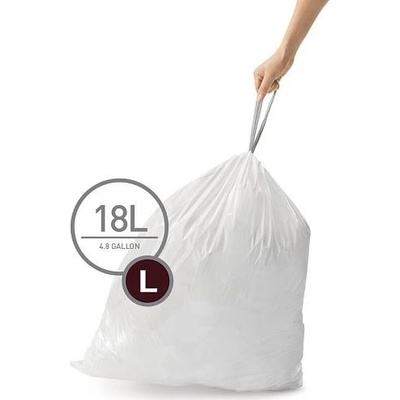 Simplehuman Sáčky 18 L typ L zatahovací 20ks v balení 18 µm CW0405