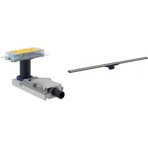 Geberit Комплект душ канал Geberit CleanLine 65-90 мм плюс капак 30-90 см гланциран метал (154.152.00.1+154.450.KS.1)