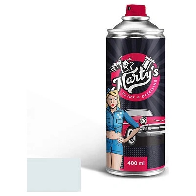 Marty's Barva na auto ve spreji Ford 7VTA Frozen white kvalita autolaku Standardní sprej 400ml – Zboží Mobilmania