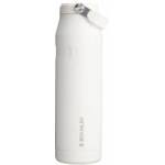 STANLEY 1913 Flip Straw Drinking Bottle with Straw 1.06L - Thermal Mug Cools for 17 Hours - 4 Days Ice Cold - BPA Free - Leakproof - For Drink Holders - Dishwasher Safe - Frost - 100000108035