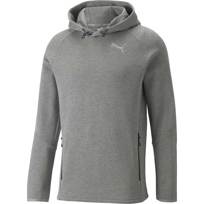 Puma EVOSTRIPE HOODIE MEDIUM GRAY HEATHER 84740003 Sivá