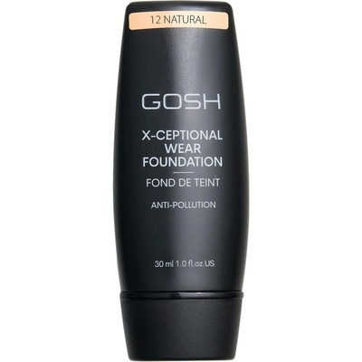 Gosh X Ceptional Wear Foundation make-up 12 natural 30 ml