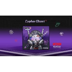 A4Tech Геймърска подложка за мишка A4Tech Bloody BP-45 W Cypher Ghost, 450 x 400 x 5 mm (A4-PAD-BP-45W)