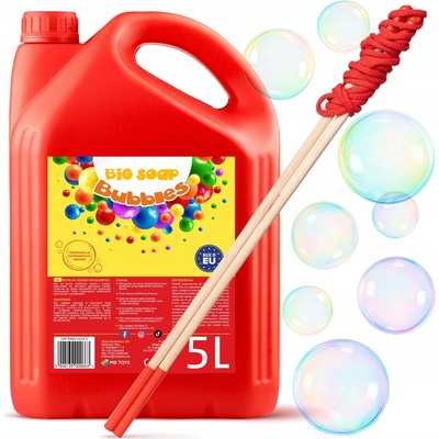 MBTOYS SADA Tekutina na bubliny PRO 5L Hůlka PL