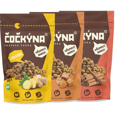 Čočkýna Smažená Čočka Bio SLADKÁ 100 g