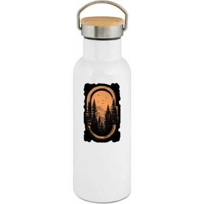 123TRIKO termoska Karabina a hory, přírodní potisk 500 ml