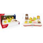 Babyhome Детска интерактивна играчка с изскачащи горски животни Huanger Pop-Up Toys Zoo