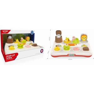 Babyhome Детска интерактивна играчка с изскачащи горски животни Huanger Pop-Up Toys Zoo
