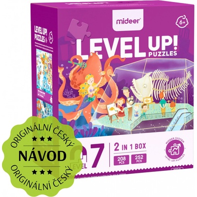 Mideer LEVEL UP! 07 Krásy moře 2v1 208 a 252 dílků
