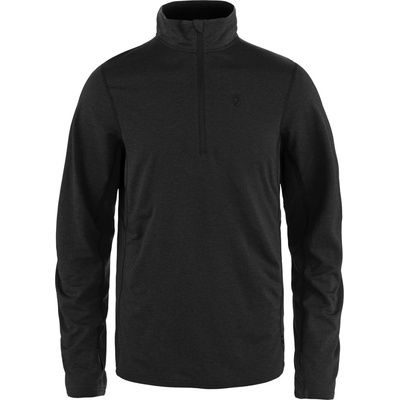 Fjällräven Мъжки поларен пуловер Fjällräven Abisko Day Hike Half Zip Fleece jumper - Black (005-7072-0113)