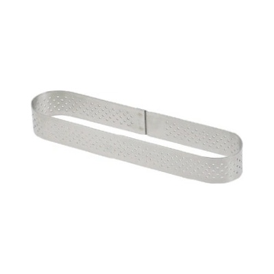 De Buyer forma perforovaná ovál 14x3,5cm