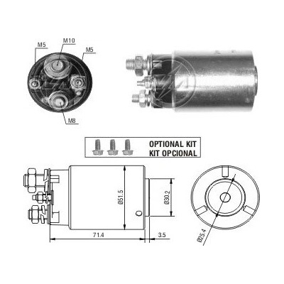Spínač startéru ZM - Delco 1114581