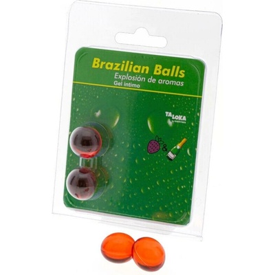 Taloka 2 Brazilian Balls Strawberries & Champagne Intimate Gel